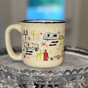 CAMP Casual 15 oz. Sturdy Ceramic 
Green Speckled Mug